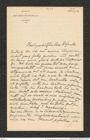 Nachlass Franz Steindachner, Brief von Grigore Antipa an Franz Steindachner (29.11.1904), Inv.Nr. 13.04, Seite 1
